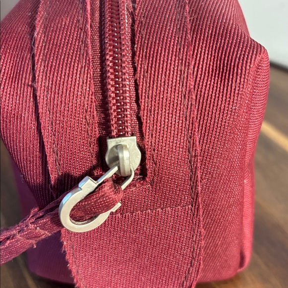 Salvatore Ferragamo Canvas Cosmetics Bag in a beautiful shade of burgundy - Picture 7 of 7